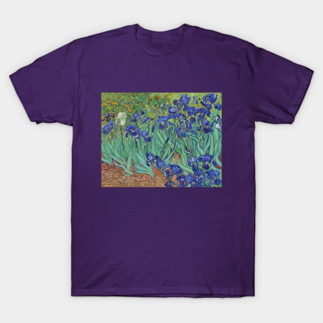 Van Gogh's Irises, 1889. T-Shirt by SteelWoolBunny